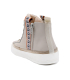 نیم بوت کرمی تیوکید زیپی Tiyookid Ankle Boots