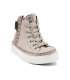 نیم بوت کرمی تیوکید زیپی Tiyookid Ankle Boots