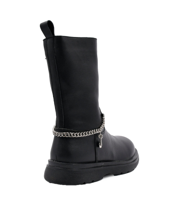 بوت چرم دخترانه تیوکید ساق بلند Tiyookid Leather Boots