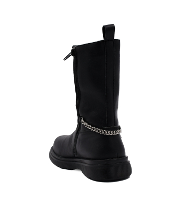بوت چرم دخترانه تیوکید ساق بلند Tiyookid Leather Boots