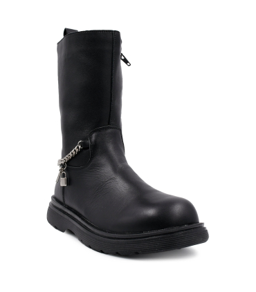 بوت چرم دخترانه تیوکید ساق بلند Tiyookid Leather Boots