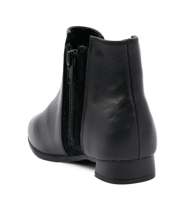 بوت مشکی دخترانه چرم تیوکید Tiyookid Black Leather Boots 