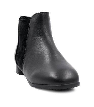 بوت مشکی دخترانه چرم تیوکید Tiyookid Black Leather Boots 