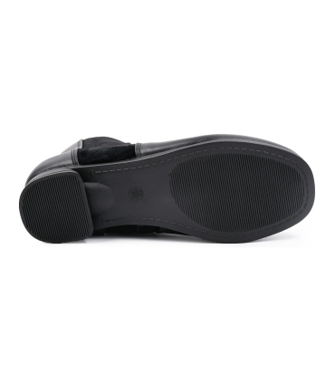 بوت مشکی دخترانه چرم تیوکید Tiyookid Black Leather Boots 