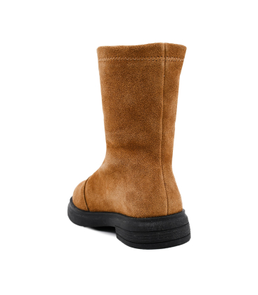 بوت مخمل تیوکید مدل زیپی Tiyookid Velvet Boot With Zip 