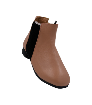 بوت دخترانه تیوکید رنگ قهوه ای روشن Tiyookid Brown Boots