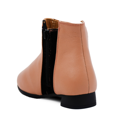بوت دخترانه تیوکید رنگ قهوه ای روشن Tiyookid Brown Boots