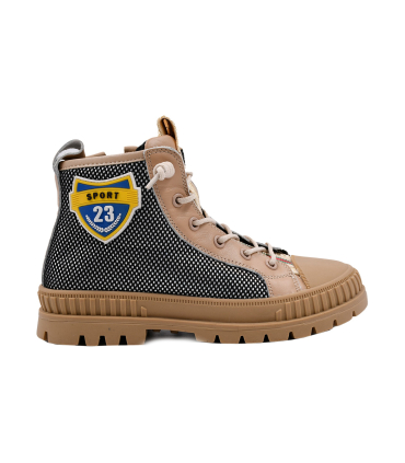 نیم بوت چرم قهوه ای تیوکید بچه گانه Tiyookid Brown Boots