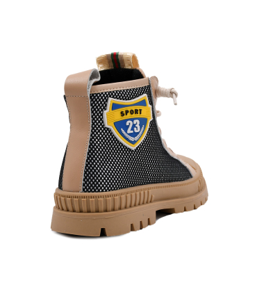 نیم بوت چرم قهوه ای تیوکید بچه گانه Tiyookid Brown Boots