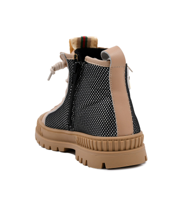 نیم بوت چرم قهوه ای تیوکید بچه گانه Tiyookid Brown Boots