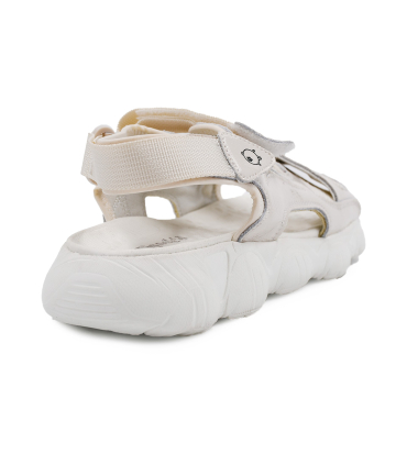 صندل راحتی کرمی تیوکید چسبی Tiyookid Cream sandals