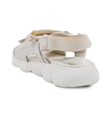صندل راحتی کرمی تیوکید چسبی Tiyookid Cream sandals