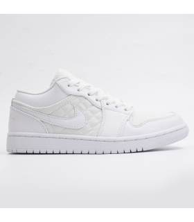 کفش نایک ایر جوردن کویلتد سفید Air Jordan 1 Low Quilted White