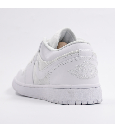 کفش نایک ایر جوردن کویلتد سفید Air Jordan 1 Low Quilted White