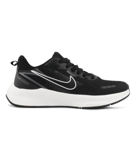 کفش رانینگ نایک مدل زوم مشکی سفید Nike Air Zoom Running