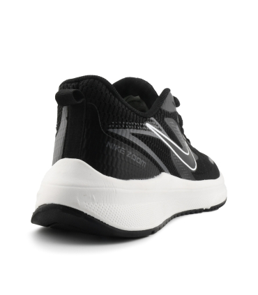 کفش رانینگ نایک مدل زوم مشکی سفید Nike Air Zoom Running