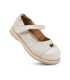 کفش دخترانه نومینو مدل پاپیونی کرمی Nominoo cream girl shoes