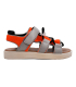 صندل چسبی نومینو مدل راحتی نارنجی و طوسی Nominoo strappy sandal