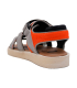 صندل چسبی نومینو مدل راحتی نارنجی و طوسی Nominoo strappy sandal