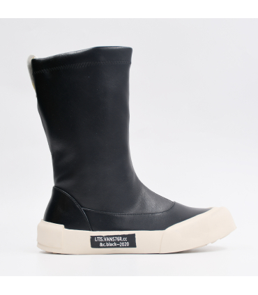 بوت دخترانه چرم مشکی نومینو Nominoo Girl’s black leather boot