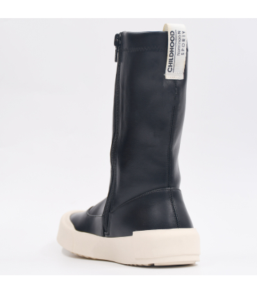 بوت دخترانه چرم مشکی نومینو Nominoo Girl’s black leather boot