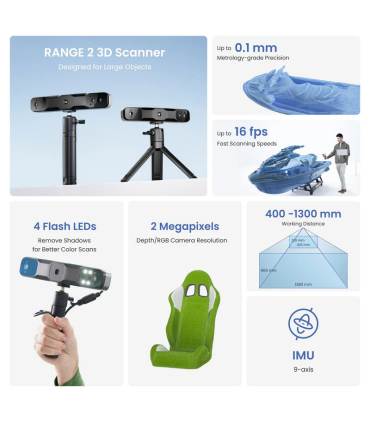 اسکنر سه بعدی رووپوینت مدل 2 Range برند Revopoint