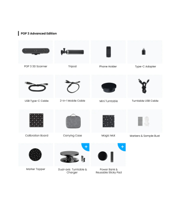 اسکنر سه بعدی رووپوینت مدل Pop 3 Plus برند Revopoint