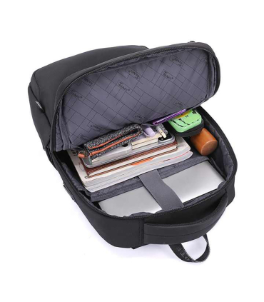 کوله پشتی ضدآب مشکی لپتاپ تگاوته مدل 25105 Tegaote black waterproof laptop backpack