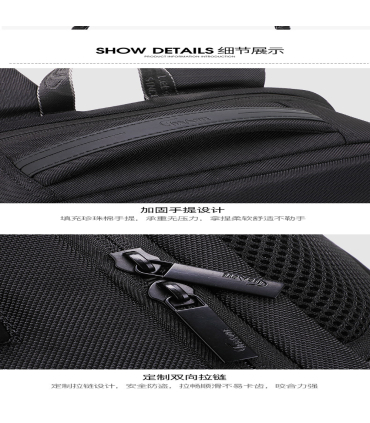 کوله پشتی ضدآب لپتاپ تگاوته مدل 25108 Tegaote waterproof laptop backpack