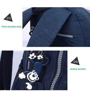 کوله پشتی مدرسه ضدآب تگاوته مدل 1376 Tegaote school backpack
