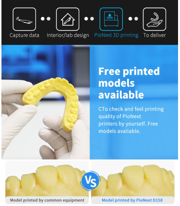 پرینتر سه بعدی پایونکست مدل D158 برند Pionext