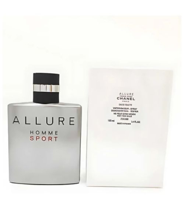 ادکلن الور هوم اسپرت مدل TOILLETE TESTER 100ml تستر برند ALLURE HOMME SPORT