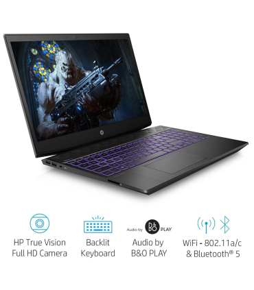 لپ تاپ 15.6 اینچی گیمینگ اچ پی مدل HP Pavilion Gaming i5 8300H GTX1050Ti 4GB 8GB/128GB/1TB (استوک)