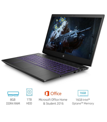 لپ تاپ 15.6 اینچی گیمینگ اچ پی مدل HP Pavilion Gaming i5 8300H GTX1050Ti 4GB 8GB/128GB/1TB (استوک)