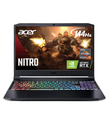 لپ تاپ 15.6 اینچی گیمینگ ایسر مدل Acer Nitro5 Pro15 R7 5800H RTX3060 6GB 16GB/512GB (استوک)