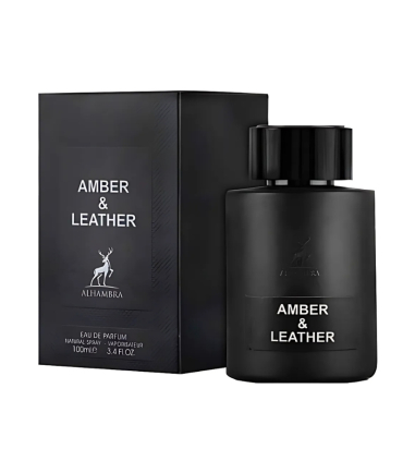 ادکلن الحمبرا 100ml مدل Amber and Leather برند Alhambra