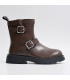 بوت چرم قهوه ای برند تیوکید Tiyookid Brown Leather Boots