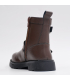 بوت چرم قهوه ای برند تیوکید Tiyookid Brown Leather Boots