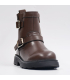 بوت چرم قهوه ای برند تیوکید Tiyookid Brown Leather Boots