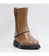 بوت چرم قهوه ای روشن برند تیوکید Tiyookid Brown Leather Boots