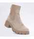 بوت زنانه کنارکش تیوکید رنگ کرمی Tiyookid Women's Cream Boots