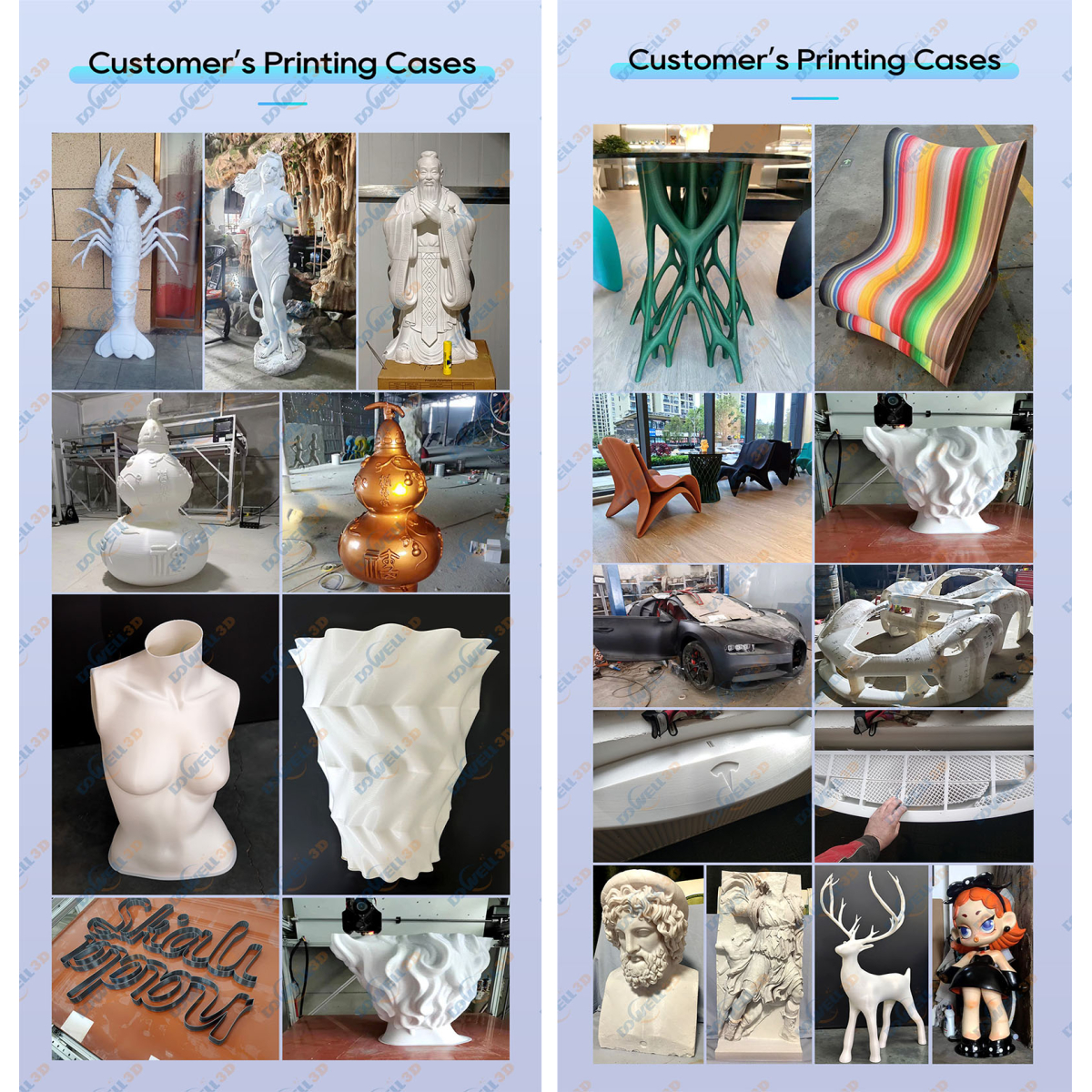 پرینتر سه بعدی داول تری دی مدل DM10Plus برند Dowell 3D