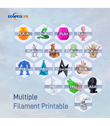 پرینتر سه بعدی داول تری دی مدل DM10Plus برند Dowell 3D