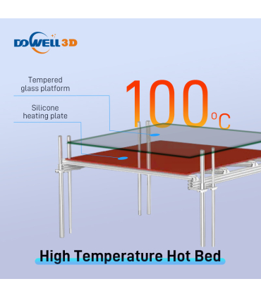 پرینتر سه بعدی داول تری دی مدل DM10 Pro برند Dowell 3D