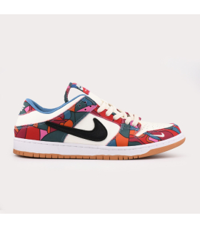 کفش کتانی نایک SB دانک لو مدل Nike SB Dunk Low Pro Parra Abstract Art کد DH7695-600