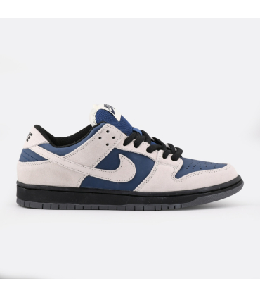 کفش کتانی نایک SB دانک لو مدل Nike Dunk SB Low White Blue Grey Silver کد BQ6817-208