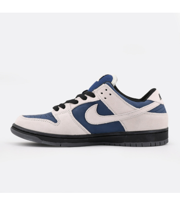 کفش کتانی نایک SB دانک لو مدل Nike Dunk SB Low White Blue Grey Silver کد BQ6817-208