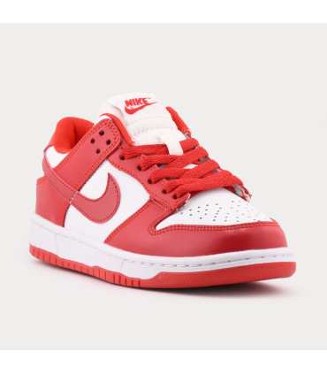 کفش کتانی نایک SB دانک لو مدل Nike Dunk Low White University Red کد FB9109-119