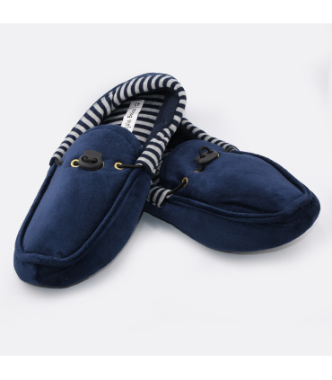 پاپوش TissAiA مدل سرمهای با طرح راهراه و آستر نرم