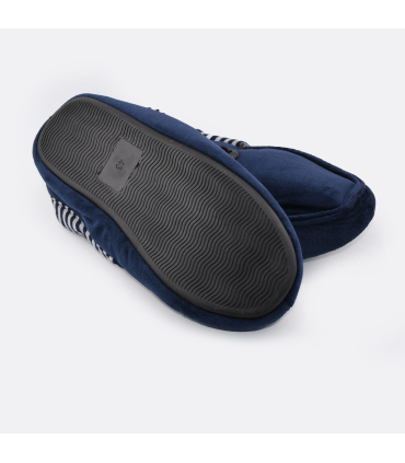 پاپوش TissAiA مدل سرمهای با طرح راهراه و آستر نرم